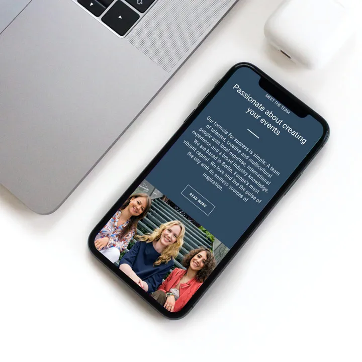 Albamy group references tablet mockup