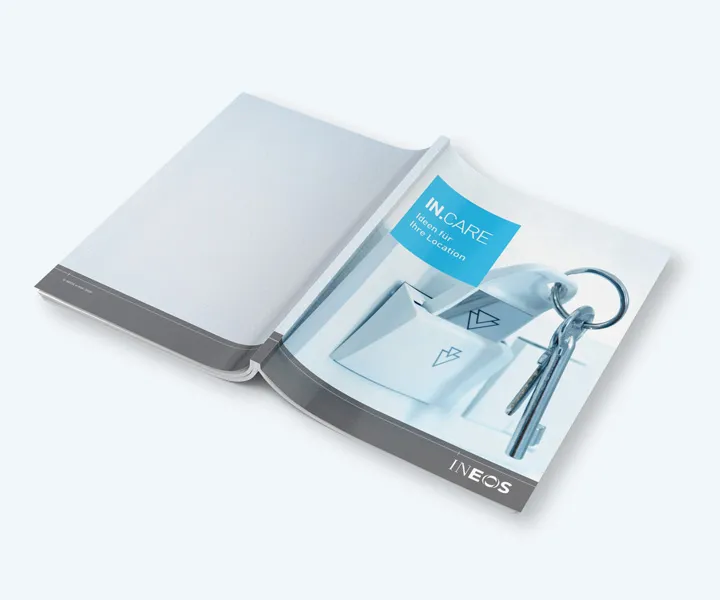 Ineos in care location brochure cover spread