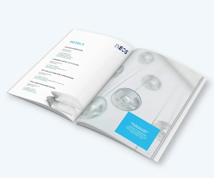 Ineos in care location hotels interior spread
