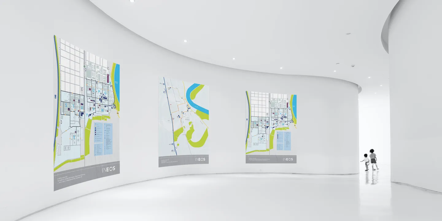 Ineos cologne site maps gallery display
