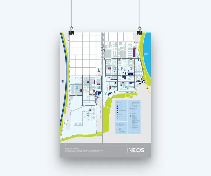 Ineos cologne site plan overview